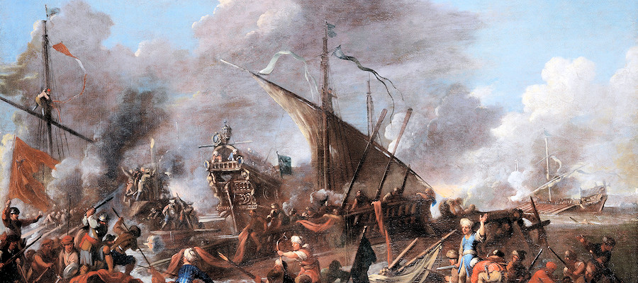 Cornelis de Wael: A lepantói csata