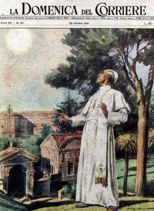 XII. Pius pápa és a napcsoda 1950-ben