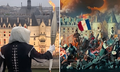 ​A francia forradalom felidézése a 2024-es párizsi olimpia megnyitásakor